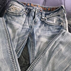 Rock Revival Faded Indigo Denim